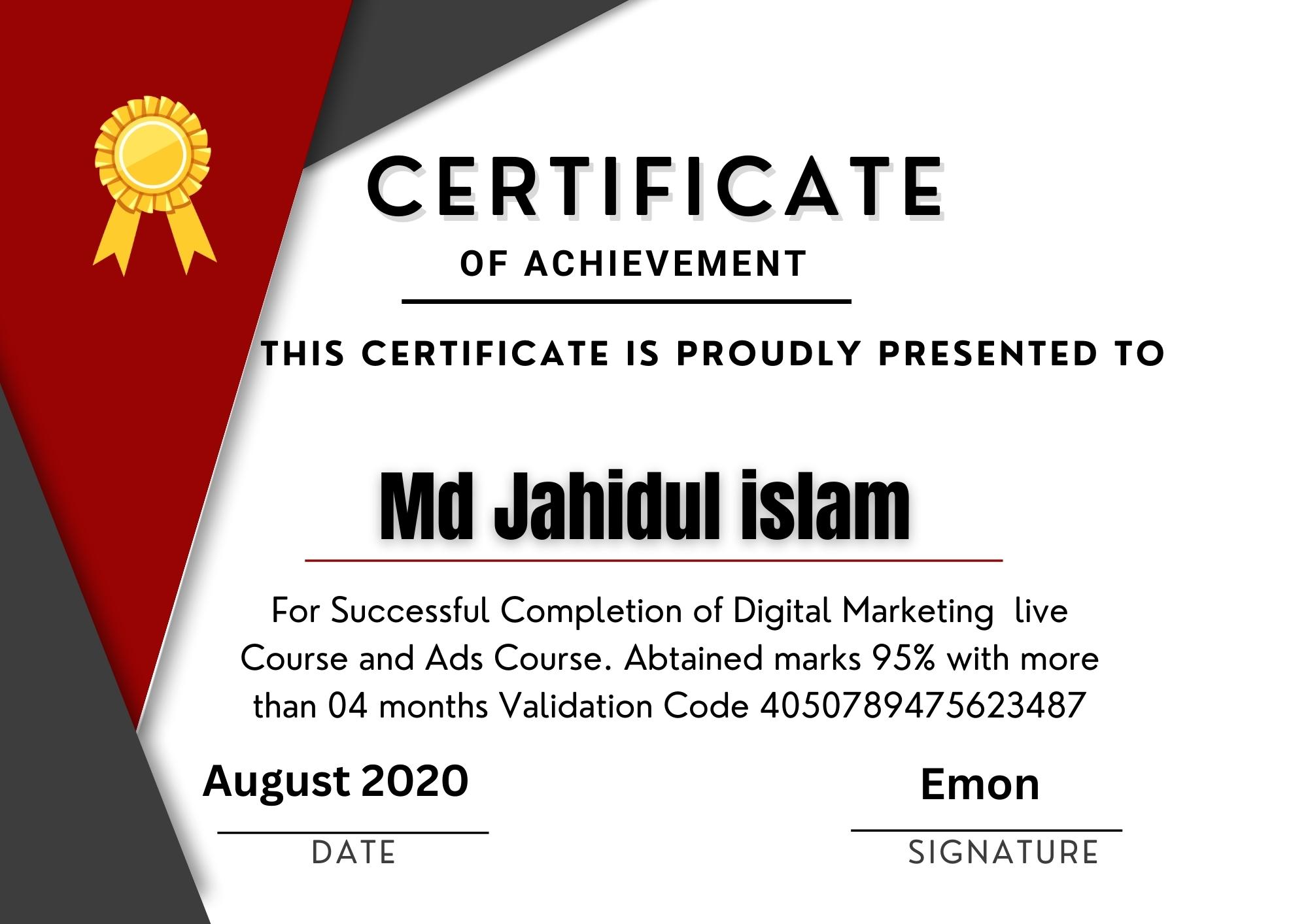 Best SEO Expert-jahidul Islam